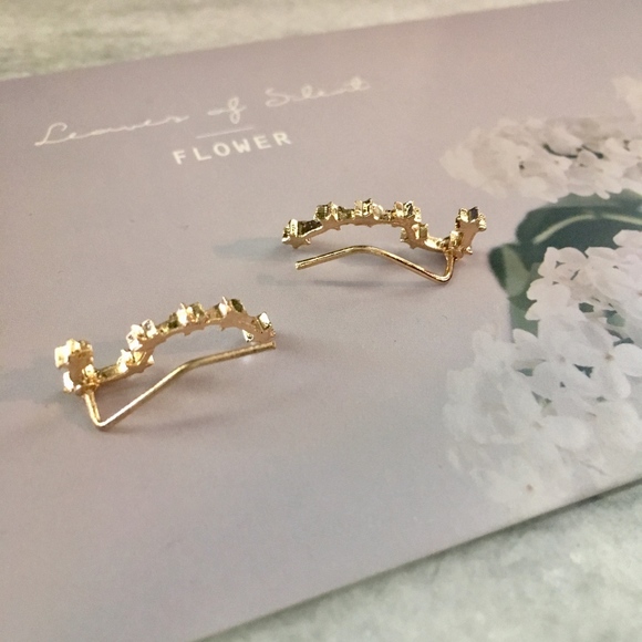 Big Dipper Constellation Star Climber Earrings - Picture 8 of 8